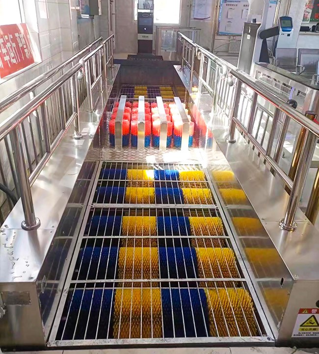 煤礦全自動洗靴機裝置HTXX16-1項目案例